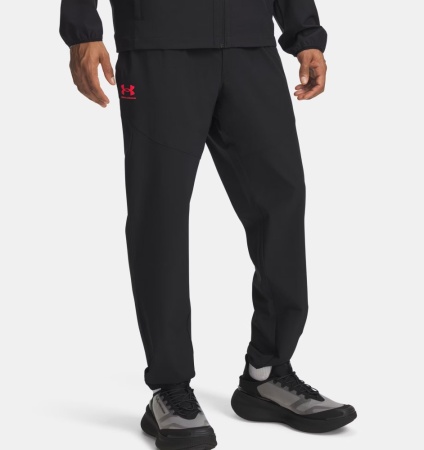 Брюки M Vibe Woven Under Armour, цвет Black Racer Red