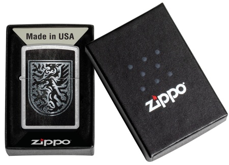 Зажигалка Zippo Dragon, Street Chrom, цвет серебристый 5