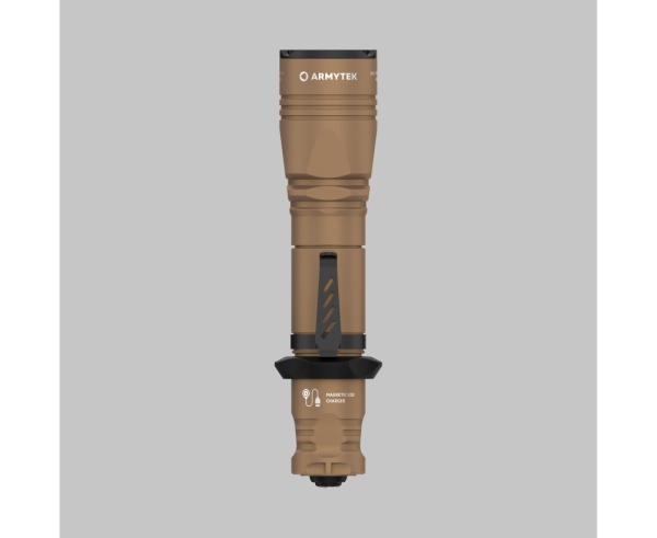 Фонарь Armytek Dobermann Pro Magnet USB (1400 лм), теплый  2