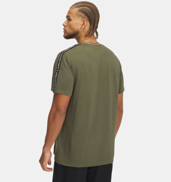 Футболка Icon HWT Tee Taping Under Armour, цвет Green 2
