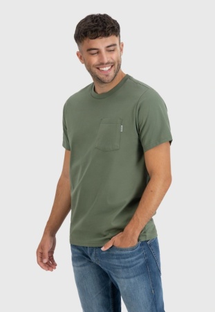 Футболка Gray pocket Vintage, цвет Drab МОДЕЛЬ