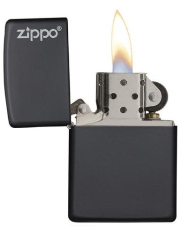 Зажигалка Zippo ZL Black Matte, цвет черный, матовый 2