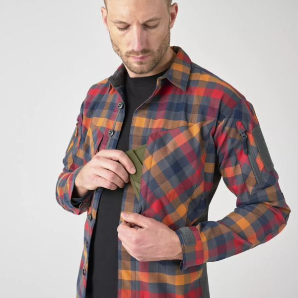 Рубашка MBDU NL Sorona Helikon, цвет Dark Autumn Checkered 2
