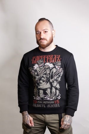 Худи Варгградъ Атака мертвецов, цвет черный б н модель