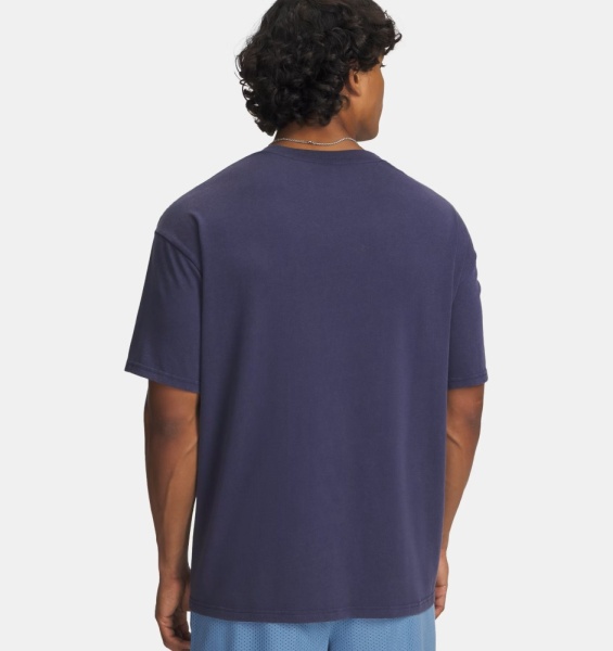 Футболка M HWT Athletes OS Under Armour, цвет Washed Navy 2