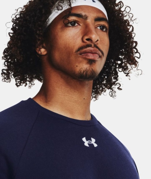 Толстовка Rival Fleece Crew Under Armour, цвет Blue 3