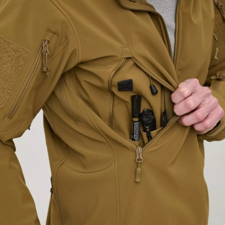 Куртка GUNFIGHTER Helikon, цвет Coyote модель 5