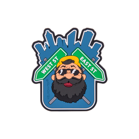 Патч Beardman Urban Helikon, цвет Blue