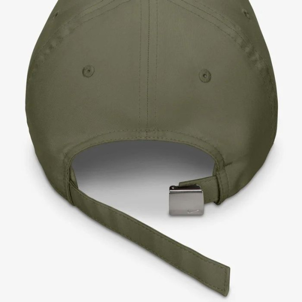 Бейсболка U Dri-FIT Club Nike, цвет Medium Olive Metallic Silver 3