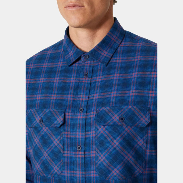 Рубашка LOKKA ORGANIC FLANNEL HH, цвет Ocean Class 3