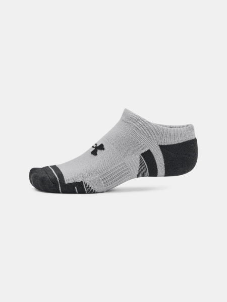 Носки Performance Tech (3 пары) Under Armour, цвет Grey 3