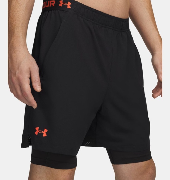Шорты Vanish Woven 2in1 Under Armour, цвет Ultimate Black 4