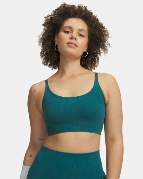 Топ W Seamless Cotton Low Under Armour, цвет Rack Green Arden Green 5