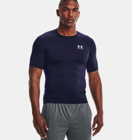 Футболка компрессионная HG Comp SS Under Armour, цвет Navy