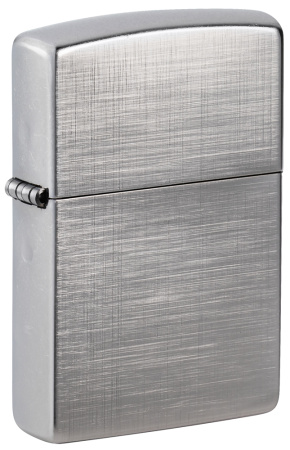 Зажигалка Zippo Classic, Brushed Chrome, цвет серебристый