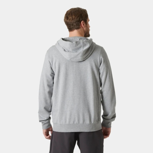 Толстовка LOGO FULL ZIP 2.0 HH, цвет Grey Melange 2