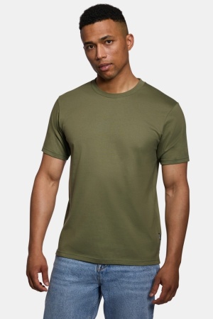 Футболка Devin Vintage, цвет Olive Drab МОДЕЛЬ