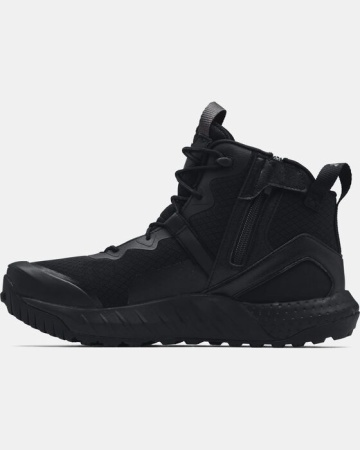 Полуботинки Micro G Valsetz Zip Mid Under Armour, цвет Black 2