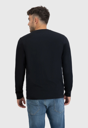 Лонгслив Grant pocket Vintage, цвет Black МОДЕЛЬ 2