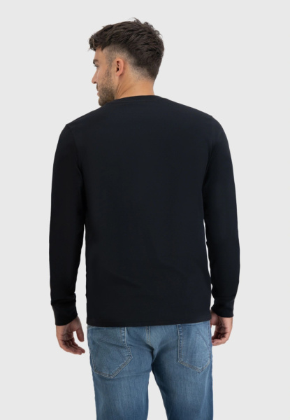 Лонгслив Grant pocket Vintage, цвет Black МОДЕЛЬ 2