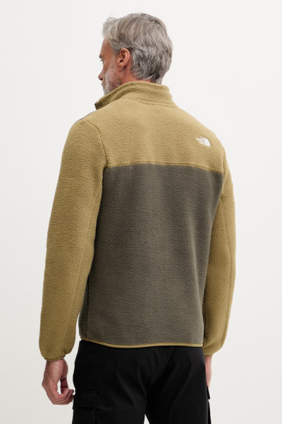 Кофта M Yumiori 1 4 Zip TNF, цвет Taupe Green Cedar Dust Orange 3