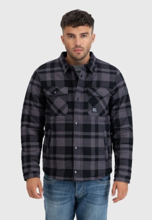 Рубашка Square + Padded Vintage, цвет Grey Check МОДЕЛЬ