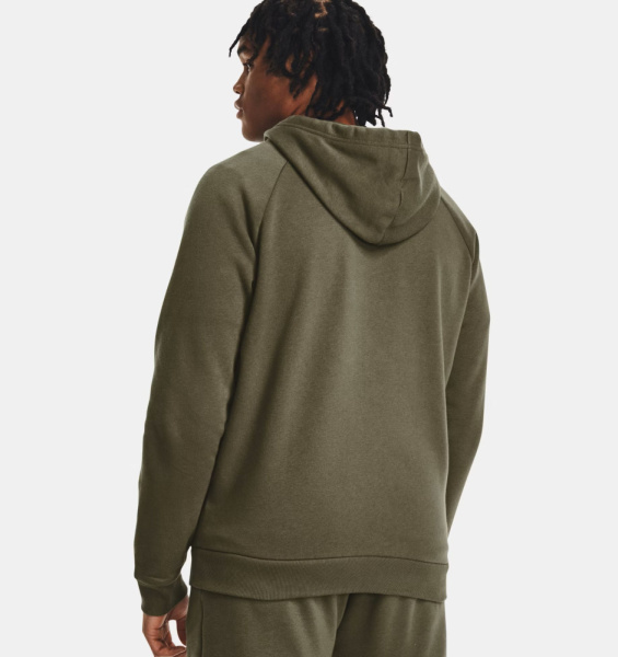 Толстовка Rival Fleece FZ Under Armour, цвет Green 2
