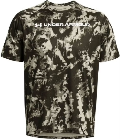Футболка Tech ABC Camo Under Armour, цвет Green 3
