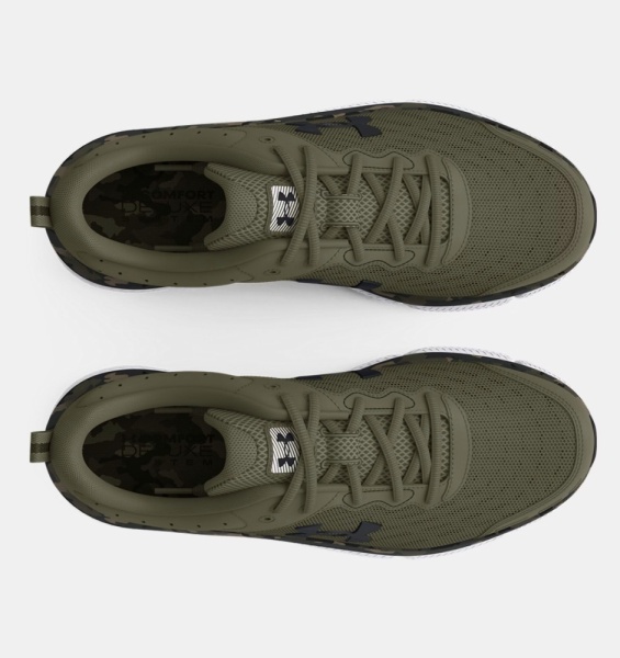 Кроссовки Charged Assert 10 Camo Under Armour, цвет Green 3