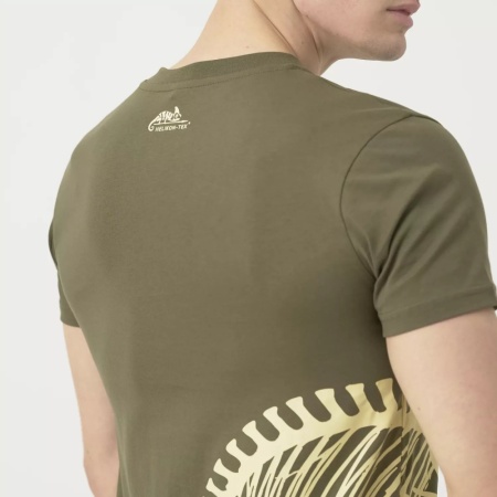 Футболка Full Body Skeleton Helikon, цвет Olive Green мод 6