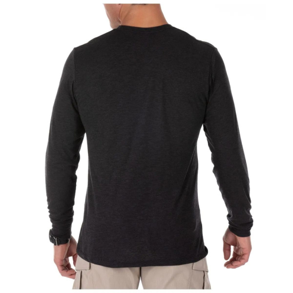 Лонгслив Triblend Legacy 5.11 Tactical, цвет Black Htr 3