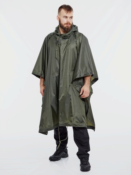 PO-MUS-PO-02  Пончо Helikon, цвет Olive Green 2