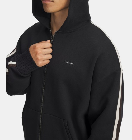 Толстовка Icon Heavy Rib FZ Under Armour, цвет Black 3