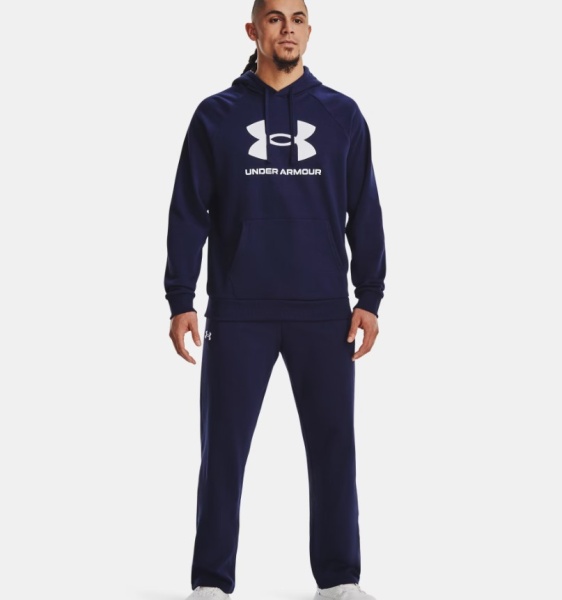 Толстовка Rival Fleece Logo Under Armour, цвет Blue 3