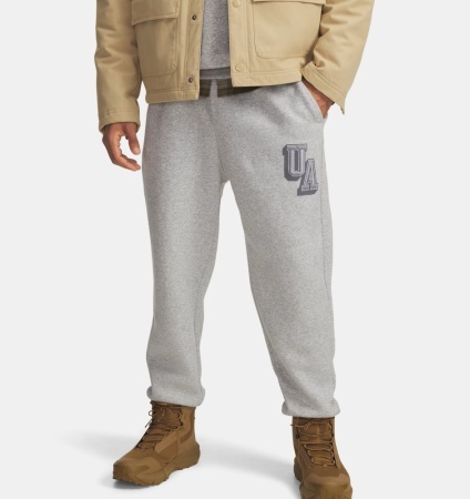 Брюки M Icon Flc Graphic Under Armour, цвет Grey