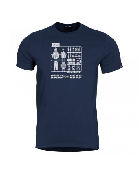 Футболка Ageron Build Your Gear Pentagon, цвет Midnight Blue