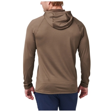 Пуловер Лонгслив Stratos LS Hoodie 5.11 Tactical, цвет Major Brown 3
