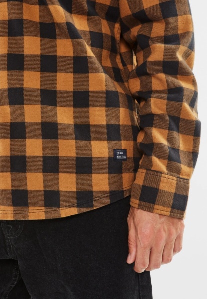 Рубашка Harley Vintage, цвет Yellow Check МОДЕЛЬ 4