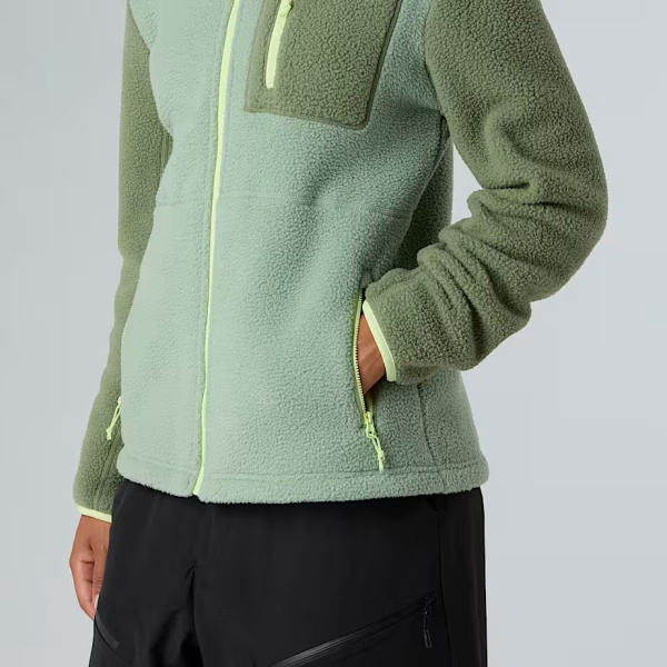 Кофта W Yumiori Full-Zip Fleece TNF, цвет Slate Moss Bark Mist AS 9