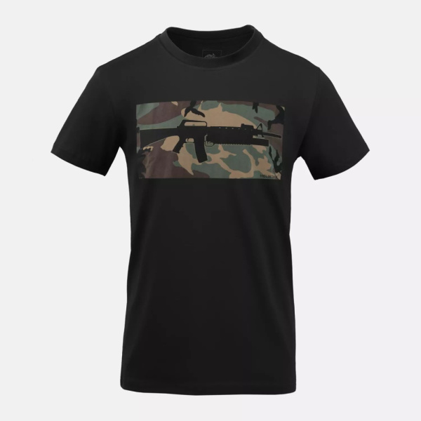 Футболка 16 203 Combo Helikon, цвет Black US Woodland 3