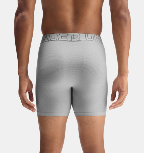 Трусы Men's Performance Tech Mesh 6 (3 pack) UA, цвет Titanium 2