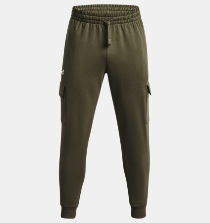 Брюки Rival Fleece Cargo Under Armour, цвет Green 5