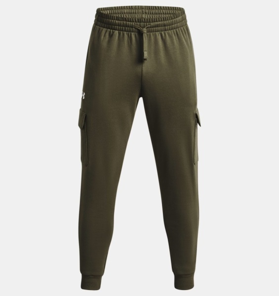 Брюки Rival Fleece Cargo Under Armour, цвет Green 5