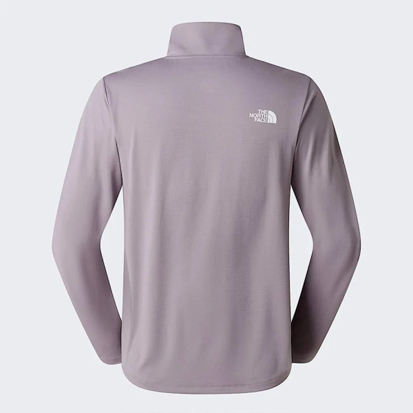 Лонгслив M 24 7 1 4 Zip TNF, цвет Transcendent Grey 9