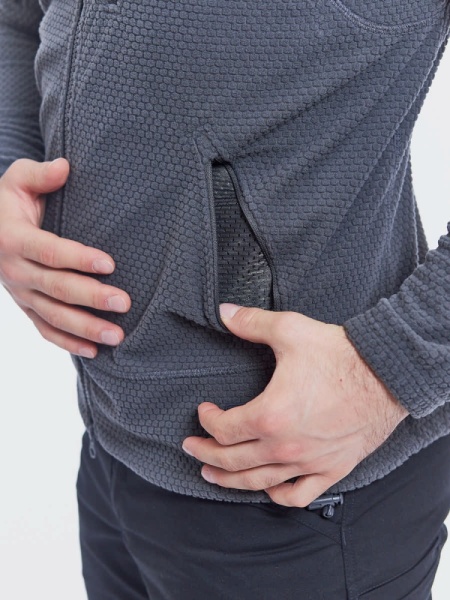 Флисовая кофта ALPHA Tactical Helikon, цвет Shadow Grey 9