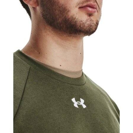 Толстовка Rival Fleece Crew Under Armour, цвет Green 3