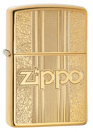 Зажигалка Zippo Classic, цвет золотистый