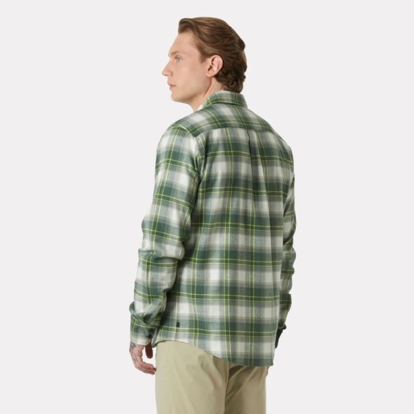 Рубашка LOKKA ORGANIC FLANNEL HH, цвет Jungle Green 2