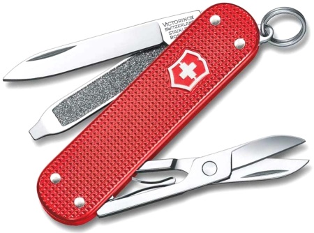 Нож-брелок Victorinox Classic SD Alox Colors, 5 функций Sweet Berry