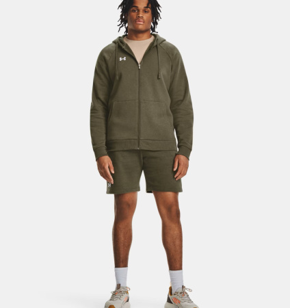 Толстовка Rival Fleece FZ Under Armour, цвет Green 3